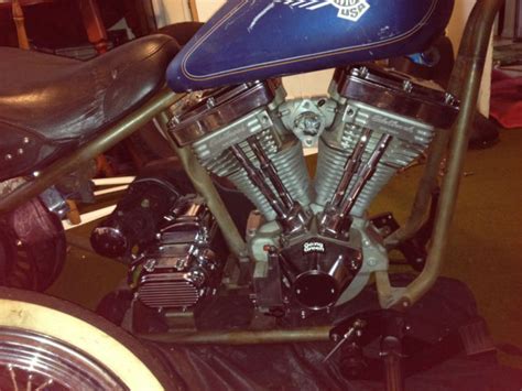 Chopper Project Evo 1340 Edelbrock Heads Gooseneck Frame Harley