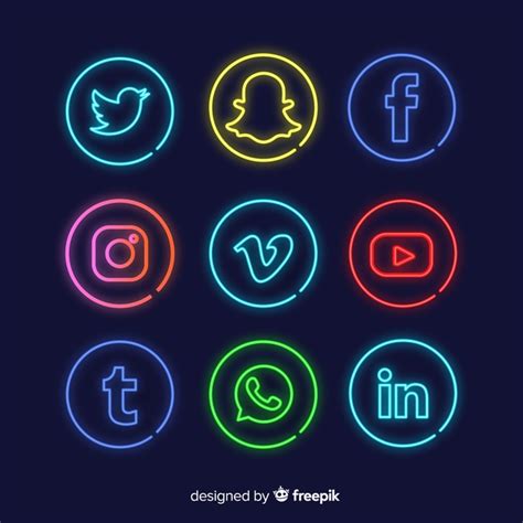 They have already left their details in a ton of other social media apps; Social media logo collection - Nohat