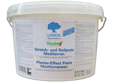 Entspricht die rollputz decken decke dem level and qualität, die sie für diesen preis zuhause erwarten können? Leinos Streich- & Rollputz Mediterran 680 2,5 L Wand ...