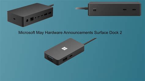 Surface Dock Overview Youtube