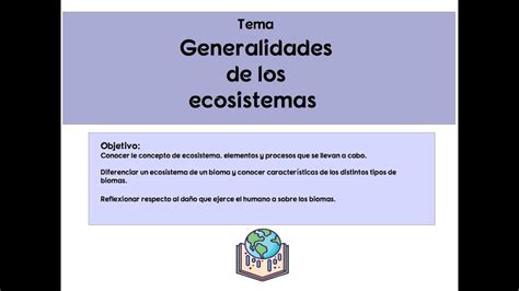 Clase De GeografÍa Y Medio Ambiente Generalidades De Los Ecosistemas