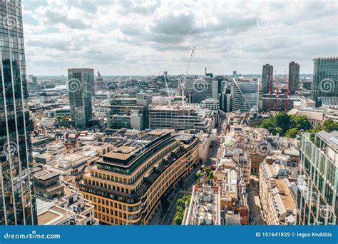 Beautiful London City Panoramic View From Above Editorial Stock Image