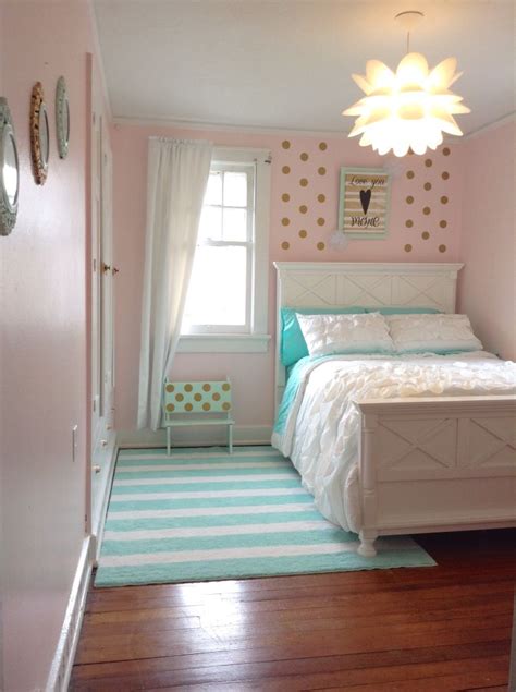 For sleeping, playing, studying, as well as doing the polka dot and also shoelace bow carpet finish the set in a manner that's young without being childish. Pink, mint, gold polka dot girl's bedroom. Ruffle ...