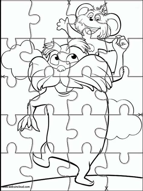 Puedes descargar los 54 naipes (la baraja completa más dos comodines) en 6 imágenes png listas para imprimir. Puzzles Recortables para Imprimir para Niños Lorax 9