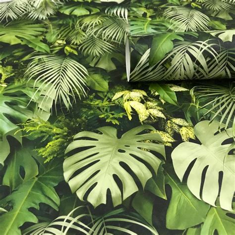 As Creation 3d Effect Tropical Tree Palm Leaf Wallpaper Roll Vinyl