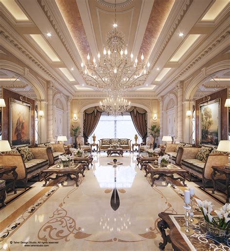Petaer Hawk Luxury Mansion Interior Qatar On Behance