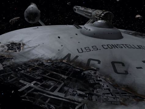 Uss Constellation Ncc 1017 From The Remastered Episode The Doomsday