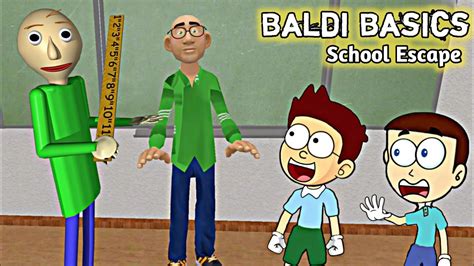 Baldi Basics Math Teacher School Escape Shiva And Kanzo Gameplay