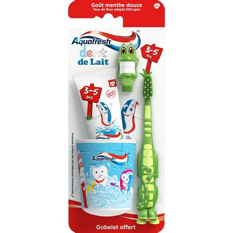 Aquafresh Aquafresh Enfant Kit Dents De Laitgobelettube 50ml 50 Ml
