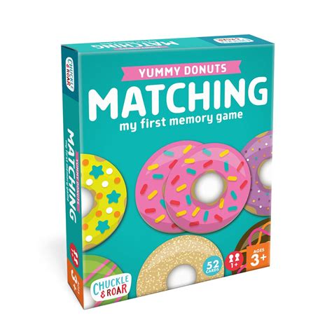 The Yummy Donuts Matching Memory Game Is In Its Original Box And Its