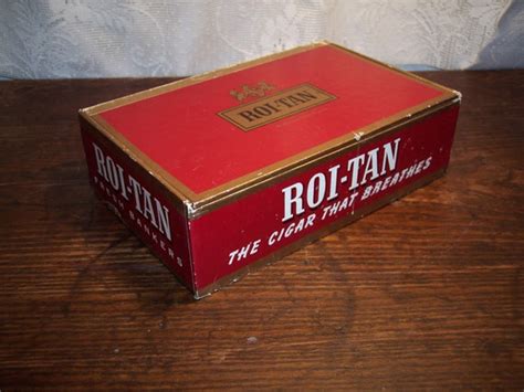 Vintage Cigar Box Roitan Roi Tan The American Tobacco Company
