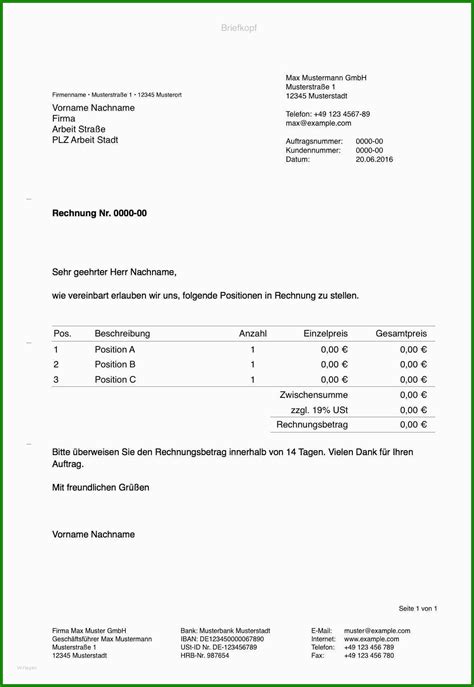 Die kht ist weniger sinnvoll. Weiterbelastung Rechnung Muster - Kostenlose Vorlagen zum ...