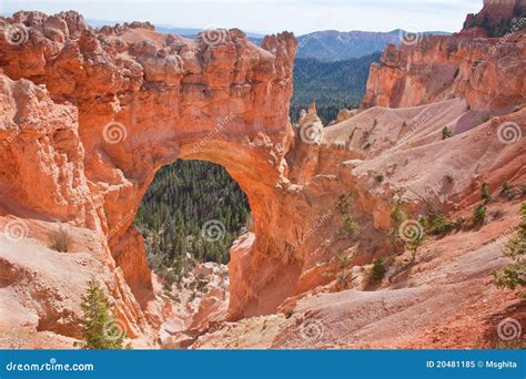 Bryce Canyon Natural Arch Stock Image Image Of Geology 20481185