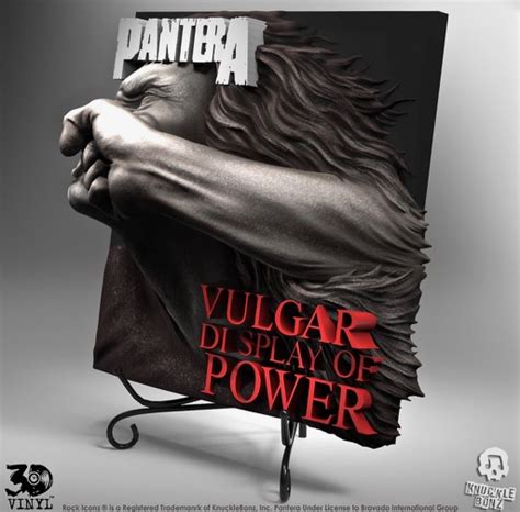 Pantera Vulgar Display Of Power 3d Vinyl Available For Pre Order