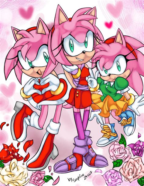 Classicmodern And Boom Amys3 Amy Rose Amy Sonic And Amy