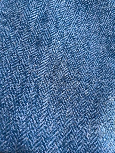 Blue Herringbone Harris Tweed Collar - Buckle » The Dog Company