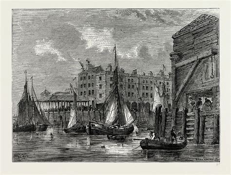 Billingsgate View 1820 London Uk Drawing By Litz Collection Fine