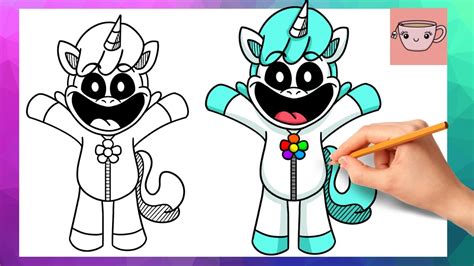 How To Draw Craftycorn From Poppy Playtime Smiling Critters Cute