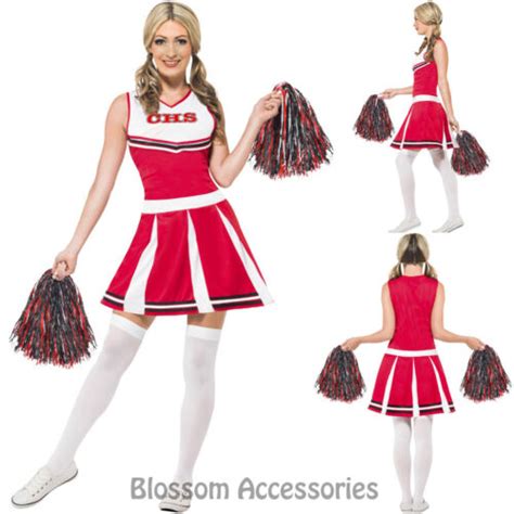 Cl722 Cheerleader Dress High School Musical Fancy Dress Costume Glee