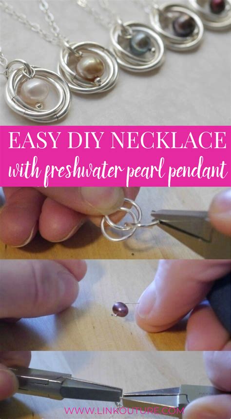 Super Chic And Feminine Pearl Necklace Diy Tutorial Linkouture