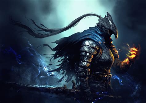 Artorias Artorias The Abysswalker Dark Souls Knight Fantasy Art Video
