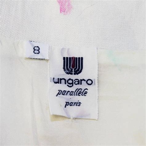 1980s Ungaro White Floral Halter Dress For Sale At 1stdibs