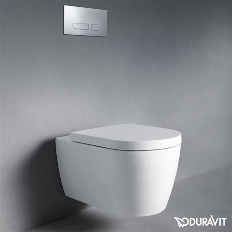 Duravit Me By Starck Wall Mounted Washdown Toilet Set Rimless With