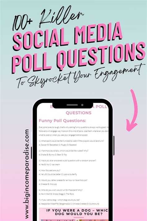 100 Killer Social Media Poll Questions To Skyrocket Your Engagement
