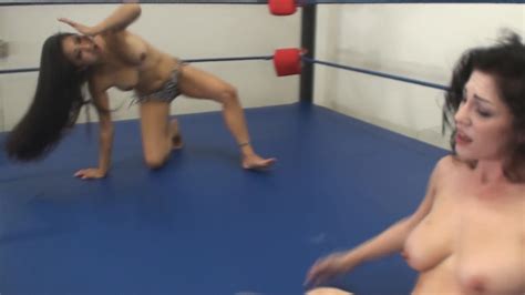 Nicole Vs Kym Topless Catfight Wrestling Streaming Video