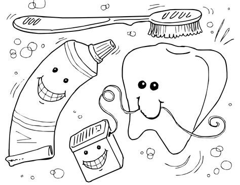 Desenho De Dente Para Imprimir