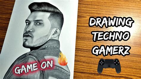 How To Draw Techno Gamerz How To Draw Techno Gamerz Sketch Techno