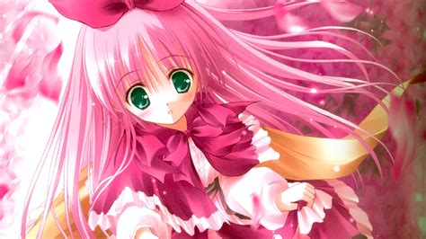 Wallpaper Cute Pink Hair Anime Girl 1920x1200 Hd Picture