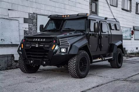 This 350000 Bulletproof Suv Blends Military Looks With A Wildly