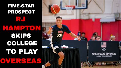 Top Basketball Prospect Rj Hampton Skipping College To Play Overseas