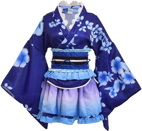 Graceart Japonais Yukata Kimono Costume Ensemble De Cosplay Amazonfr Mode