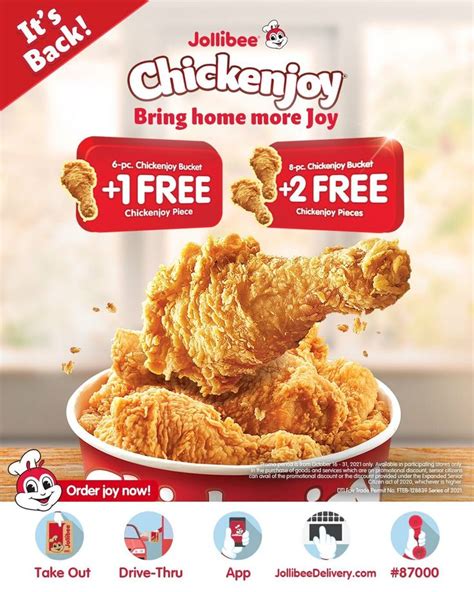Jollibee 61 And 82 Chickenjoy October Promo Deals Pinoy Food