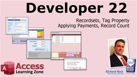 Microsoft Access Developer 22 Is Now Available Recordsets Apply