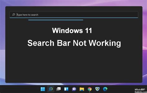 How To Repair Search Bar Not Working On Windows 11 Windows Bulletin