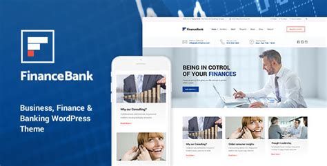 Finance wordpress theme | finance wp goahead (finance, accouting, consulting, startup). FinanceBank - Business, Finance & Banking WordPress Theme ...