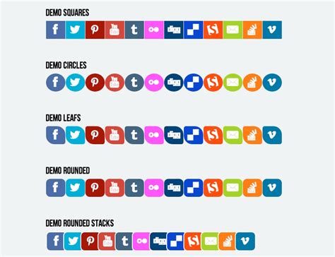 Social Media Icon Font 24145 Free Icons Library