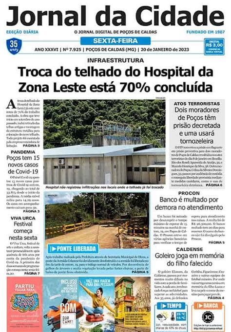 Jornal Da Cidade 20 De Janeiro De 2023 Jornal Da Cidade Notícias De