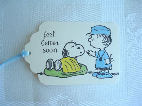 Get Well Snoopy And Linus Feel Better Soon By Mylatestcreations