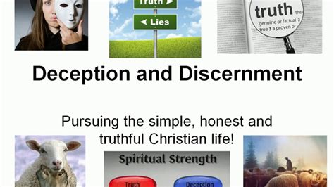 Deception And Discernment In The Church Youtube