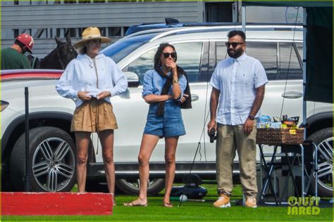 Meghan Markle Spotted Supporting Prince Harry At Polo Match In Santa