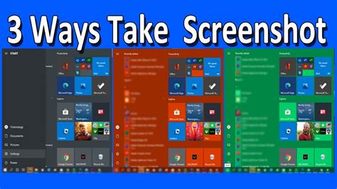 3 Ways To Take A Screenshot In Windows 10 Youtube