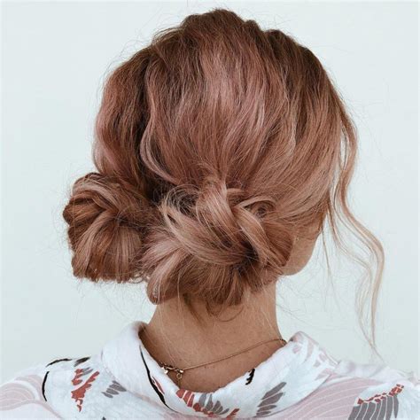 ️2 Low Buns Hairstyle Free Download