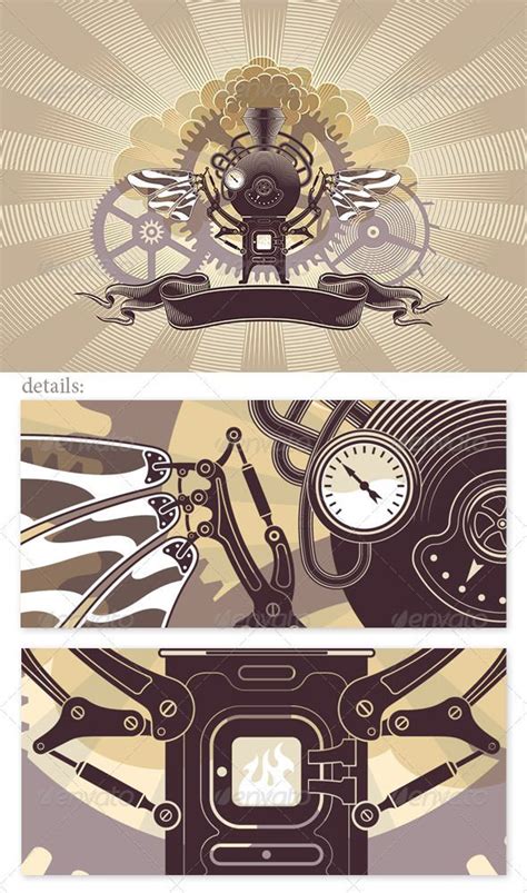 Steampunk Graphic Design Graphic Design Design Graphic