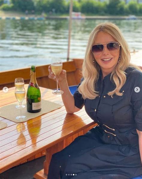Super Strong Buttons Carol Vorderman 61 Sparks Frenzy As She Puts