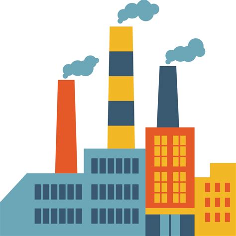 Download Factory Creative Vector Design Chimney Icon Hq Png Image In