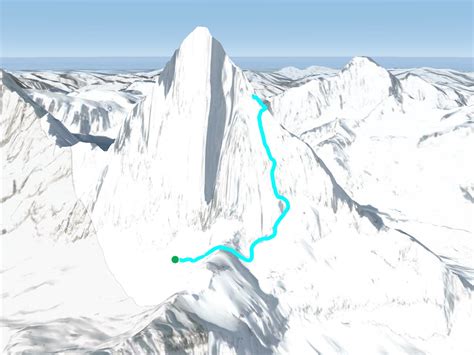 Matterhorn East Face Ski Touring Route In Valais Fatmap